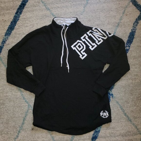 VS Pink Black Collar Sweater || XS || GUC - Picture 3 of 7